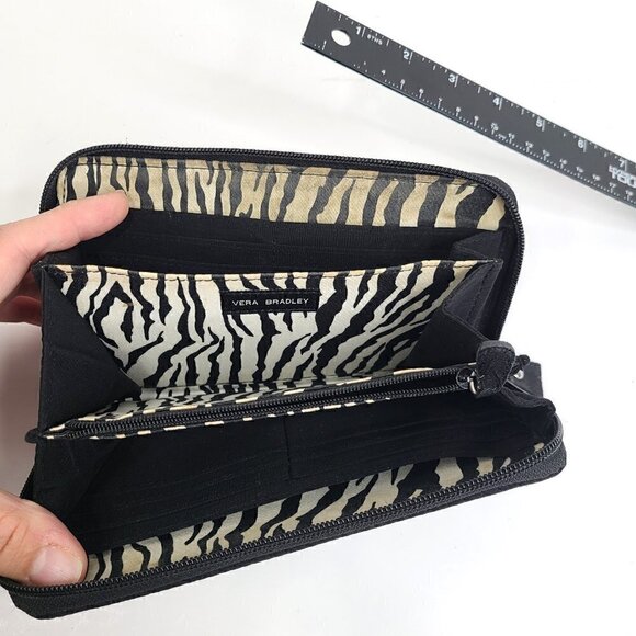 Vera Bradley Quilted Long Zip Wallet - Picture 5 of 6